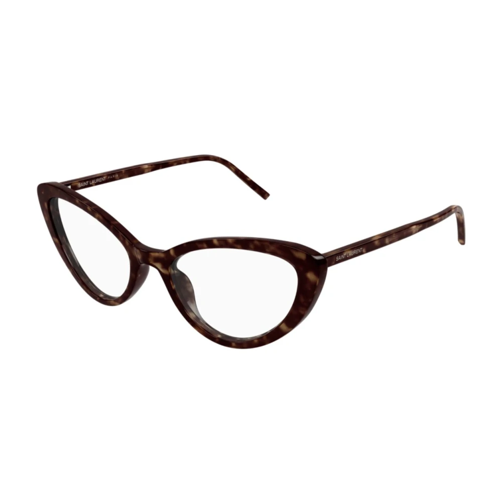 Saint Laurent Stijlvolle Zwarte Leren Schoudertas Brown Unisex