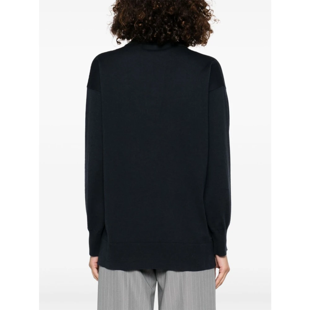 Fabiana Filippi Blauwe Polo Kraag T-shirts en Polo's Blue Dames