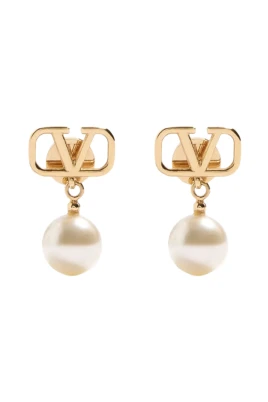 VLogo Signature Pearl Earrings