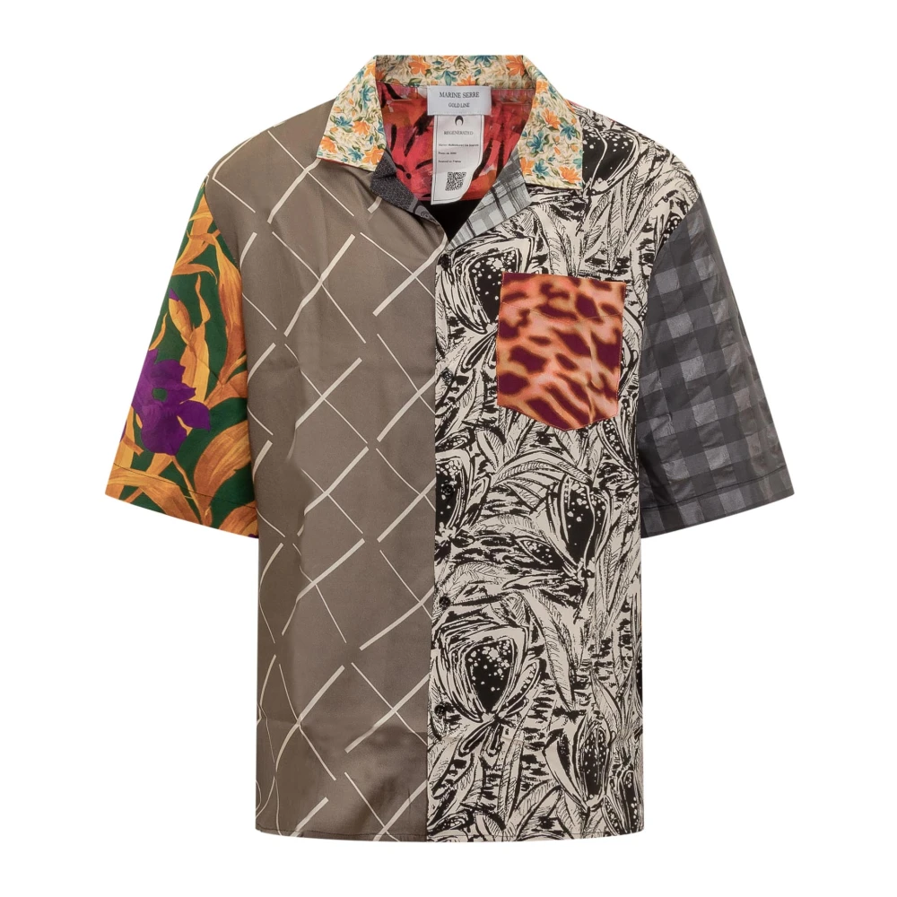 Marine Serre Bowling Shirt Sjaals Multicolor Heren