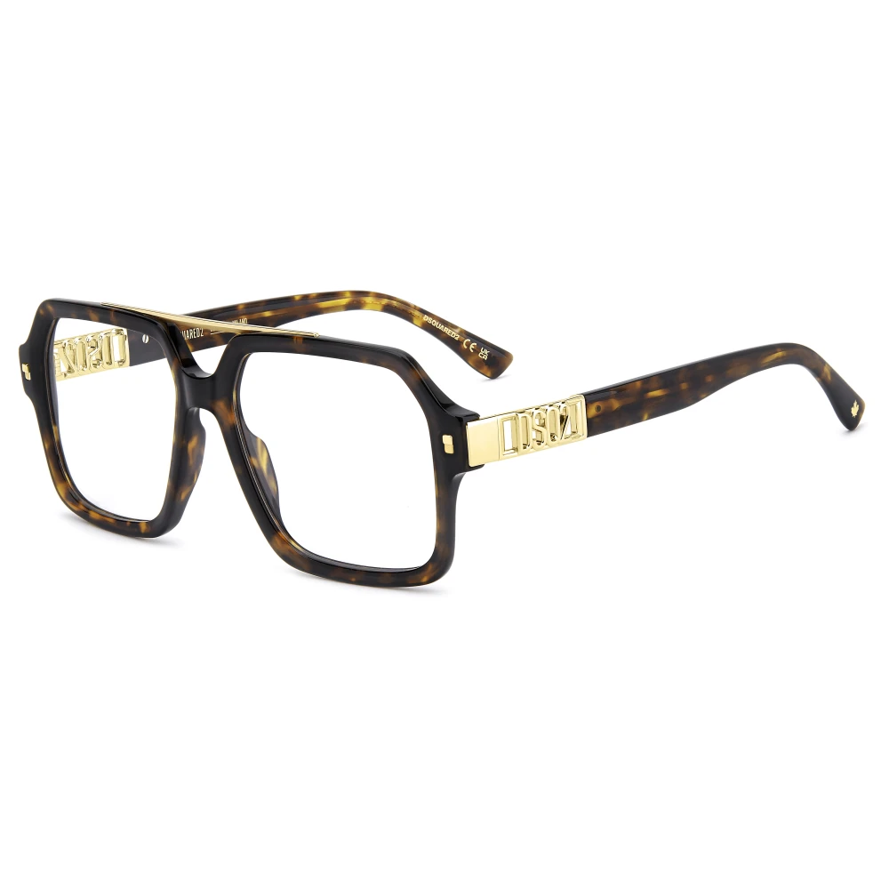 Dsquared2 Vrouw Bruin Stijlvolle Brilmonturen In Havana Kleur