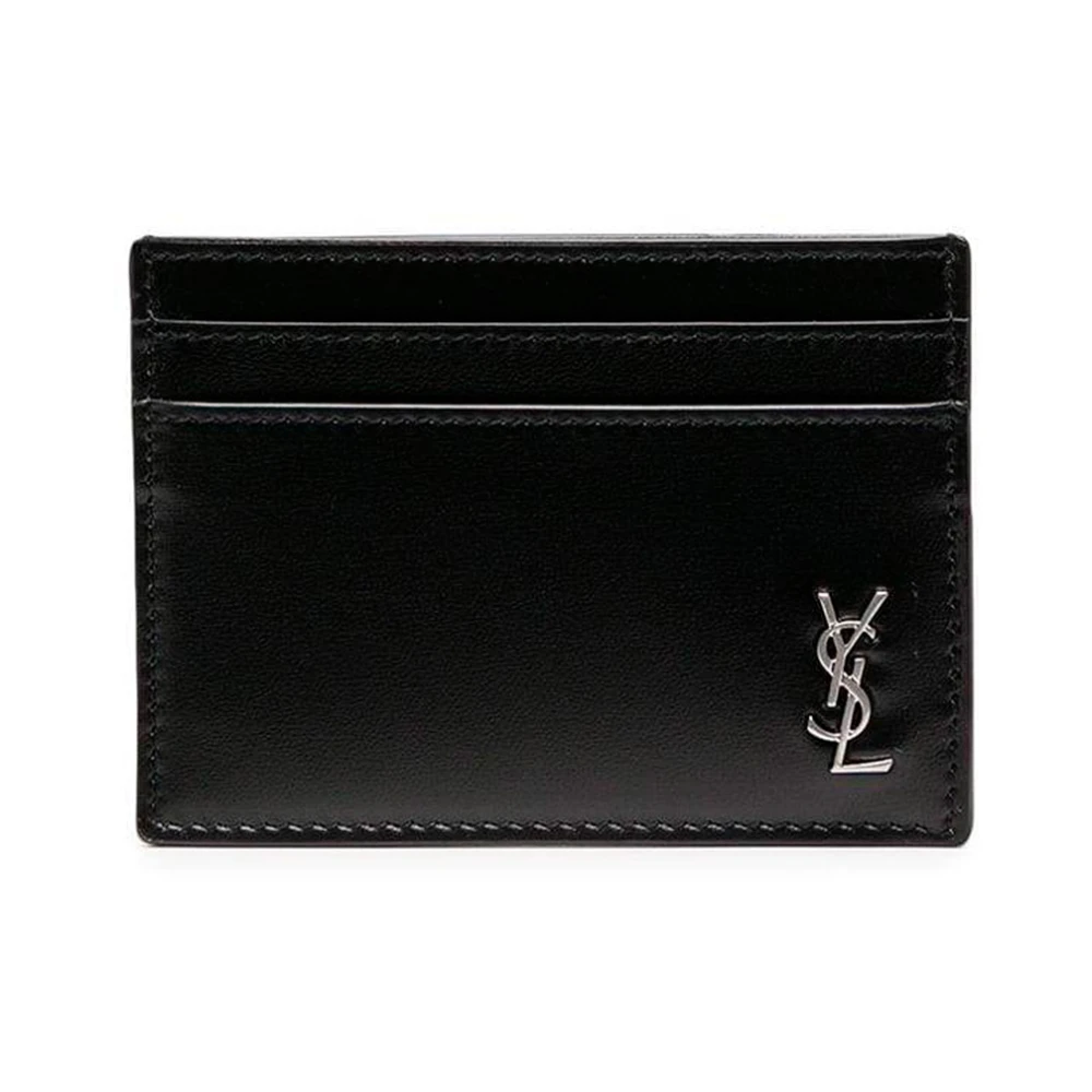 Saint Laurent YSL Kreditkortshållare Black, Herr