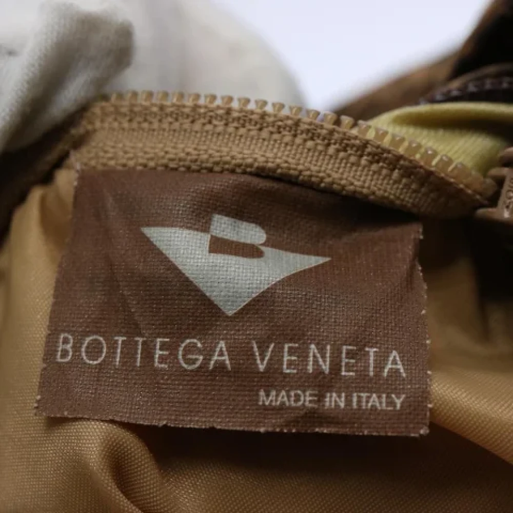 Bottega Veneta Vintage Pre-owned Fabric handbags Brown Dames