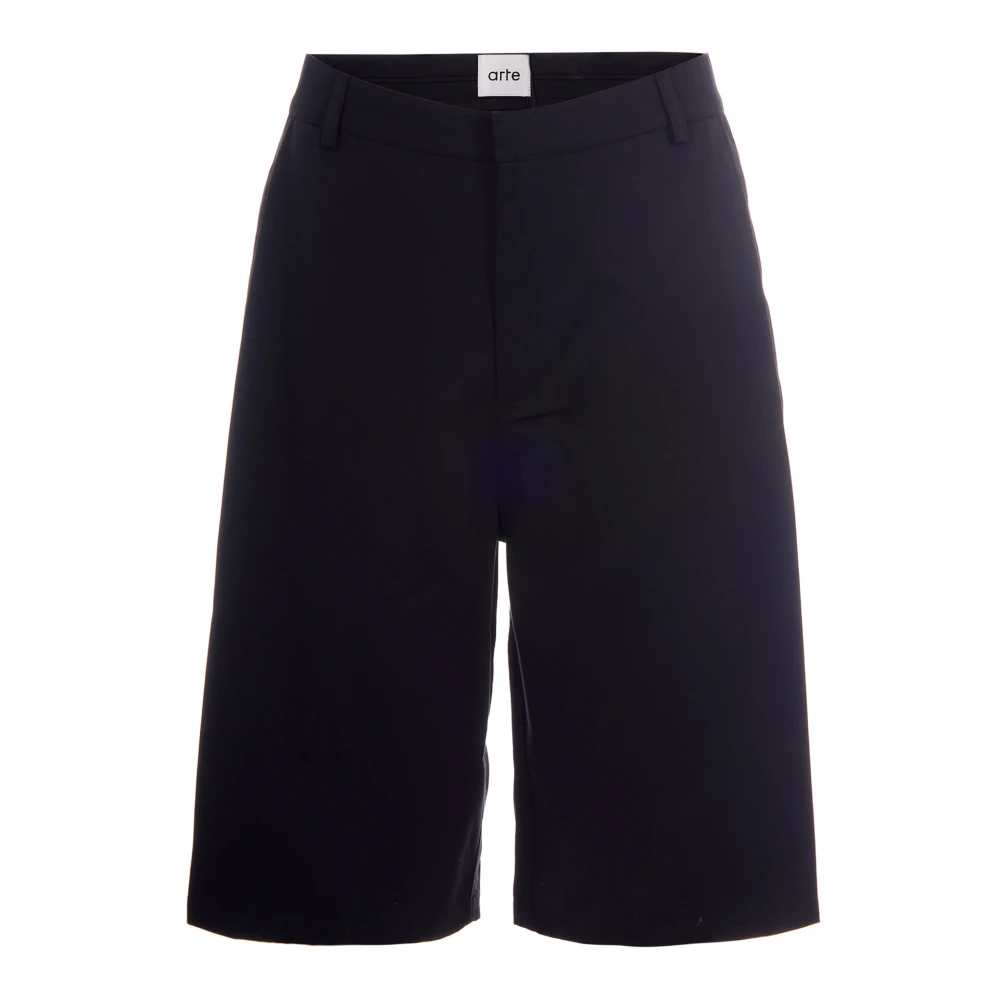 Arte Antwerp Men's Black Casual Shorts, W28, Long Shorts