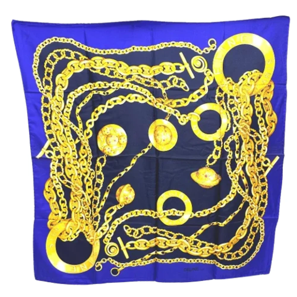 Pre-owned > Pre-owned Accessories > Pre-owned Scarves - - Celine Vintage - Modalova