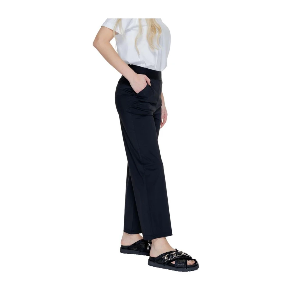 Street One Palazzo Broek voor Vrouwen Black Dames