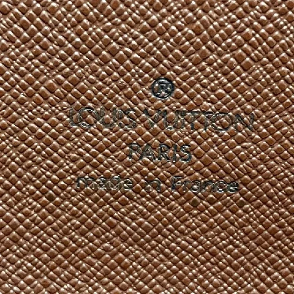 Louis Vuitton Vintage Pre-owned Canvas wallets Brown Heren