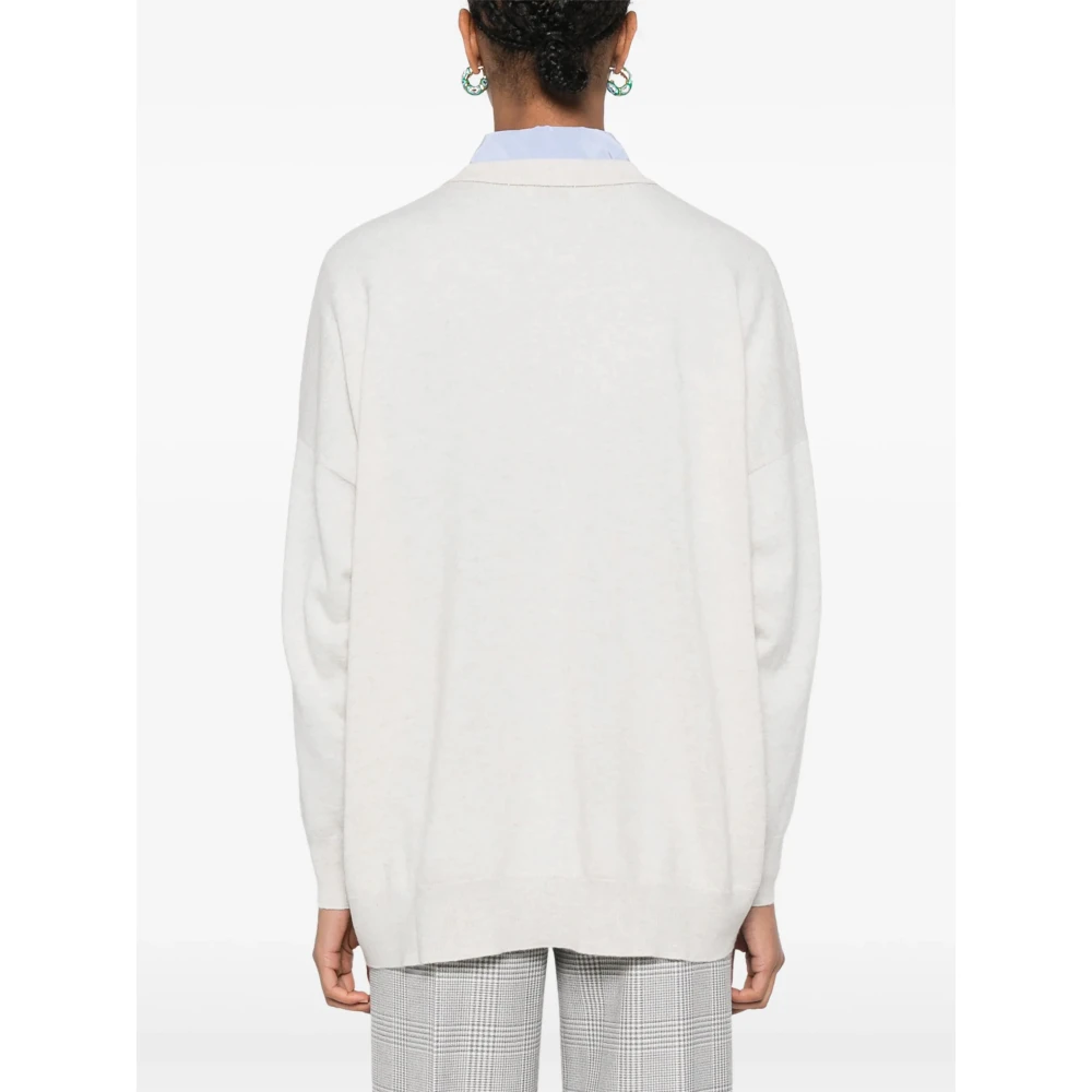 BRUNELLO CUCINELLI Luxe Cashmere Gebreide Kleding Gemaakt in Italië White Dames