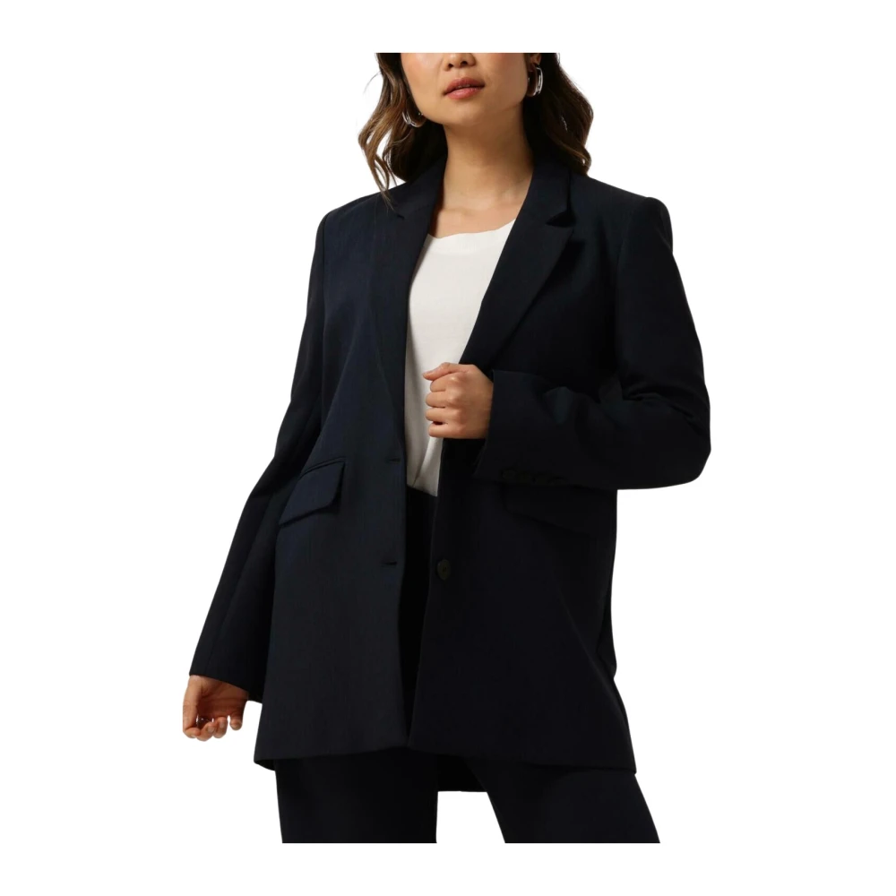 Selected Femme Navy Relaxed Blazer Blue Dames
