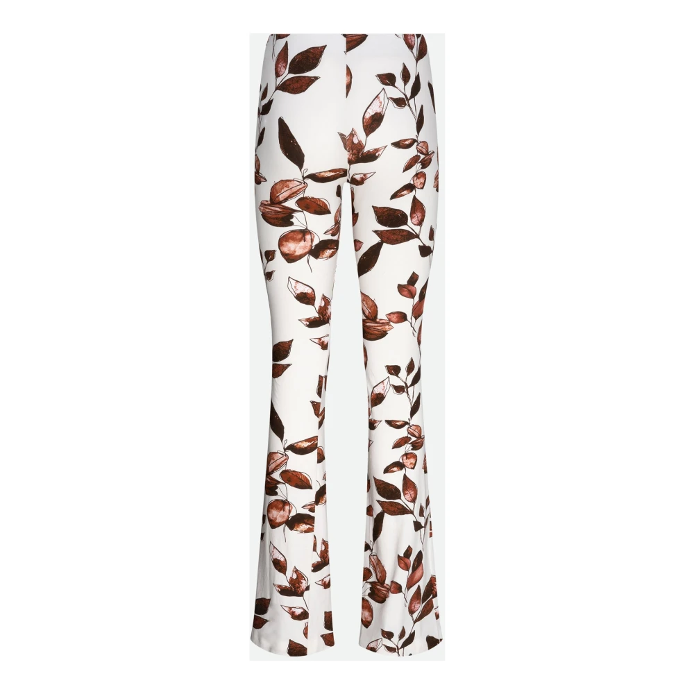Circus Hotel Bloemen hoge taille broek Multicolor Dames