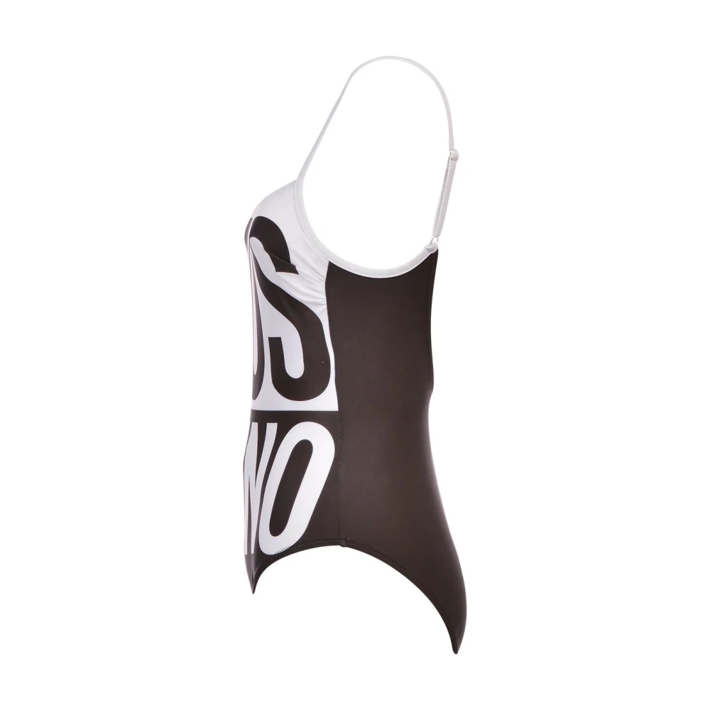 Moschino Stijlvolle Eendelige Badpak White Dames