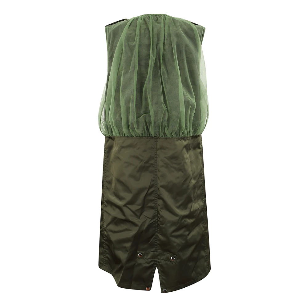 Comme des Garçons Stijlvolle Dames Vest Case Green Dames