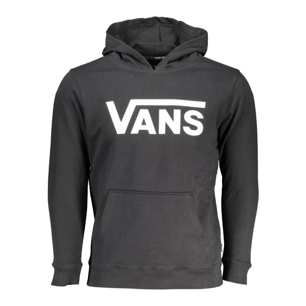 Vans Barn Svart Hoodie med Tryck Black, Herr