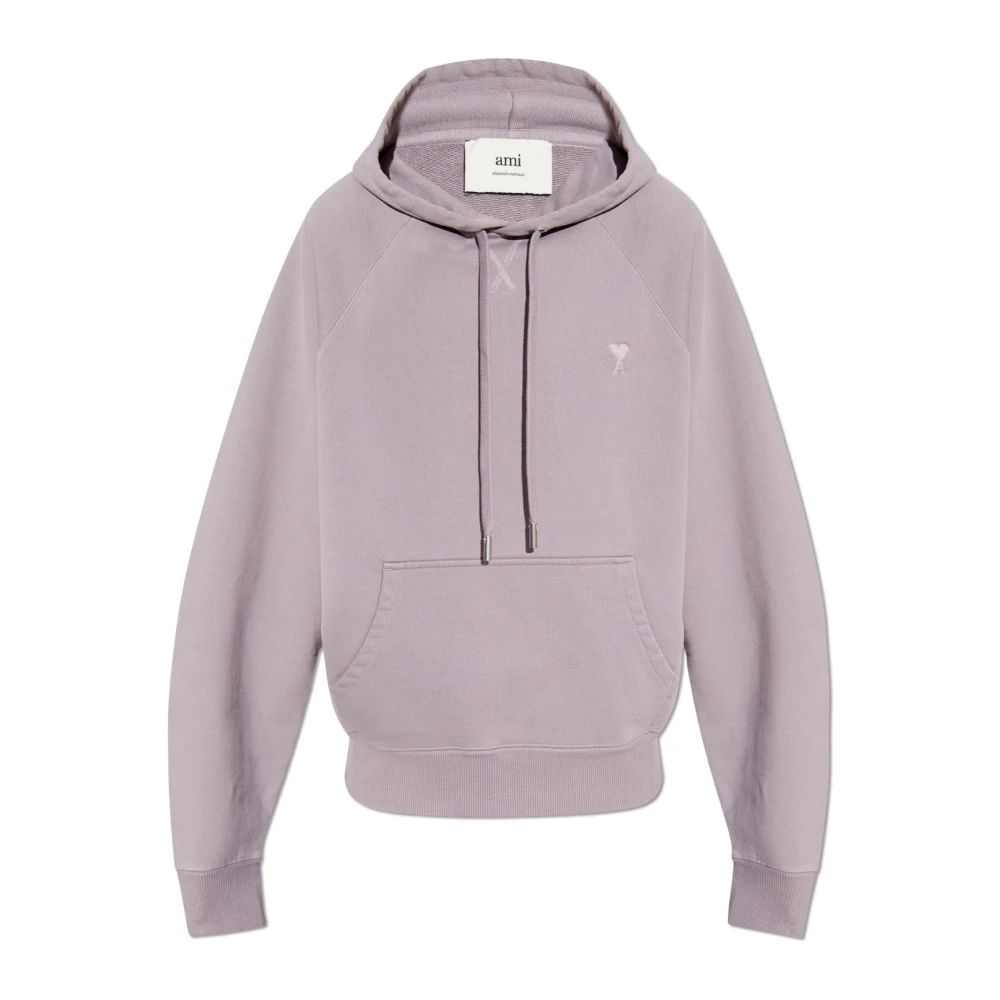 Ami Paris Hoodie Purple, Herr