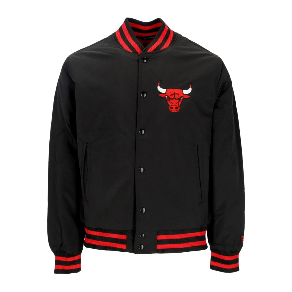 New era Chicago Bulls Bomberjack Zwart Rood Black Heren