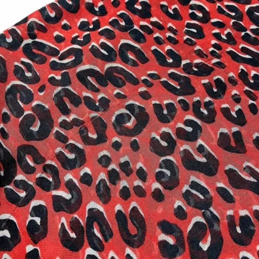 Louis Vuitton Vintage Pre-owned Cashmere scarves Red Dames