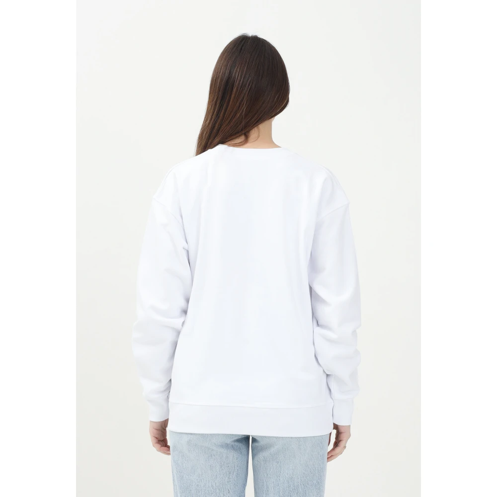 Dsquared2 Cowboy Pizza Witte Trui White Dames