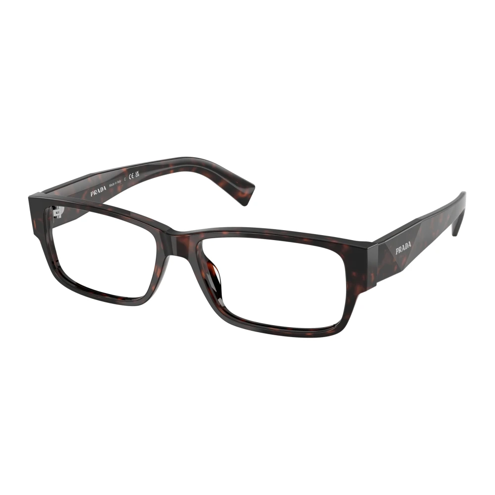 Prada Men's Brown Glasses,, Stylish Eyeglasses In Blue Shade Medium