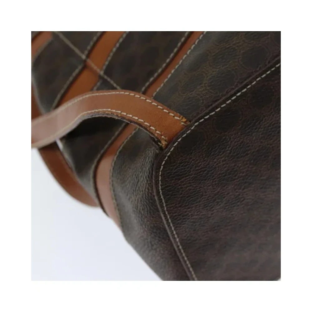 Celine Vintage Pre-owned Leather backpacks Brown Dames