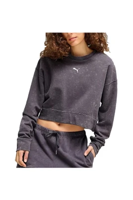 Avslappnad Tvättad Sweatshirts