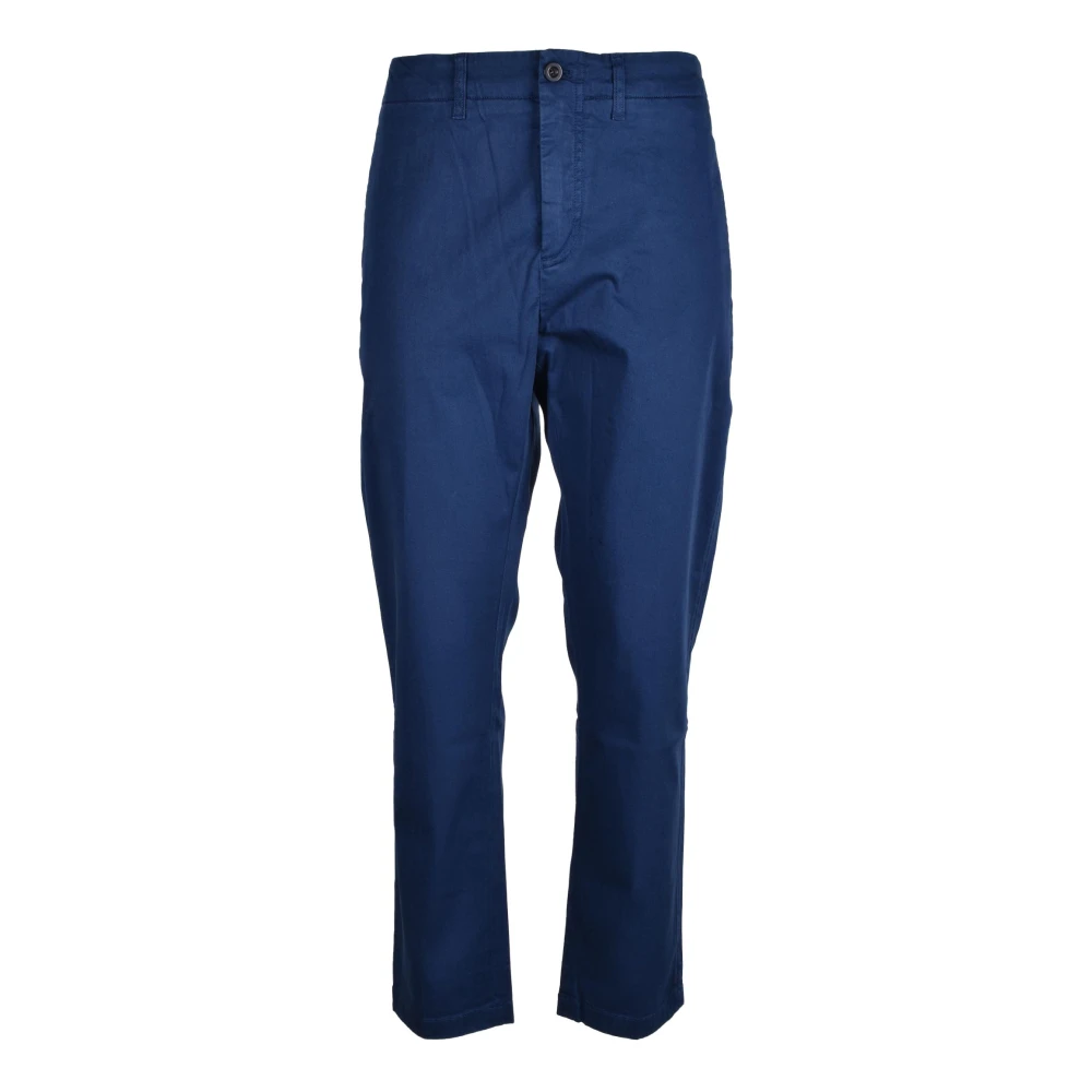 Department Five Katoen Elastaan Broek Blue Heren