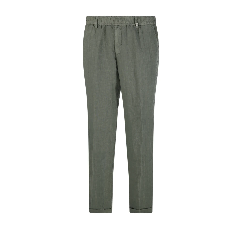 Myths Men's Green Long Pant - Slim-Fit Trousers - Xl - Trousers
