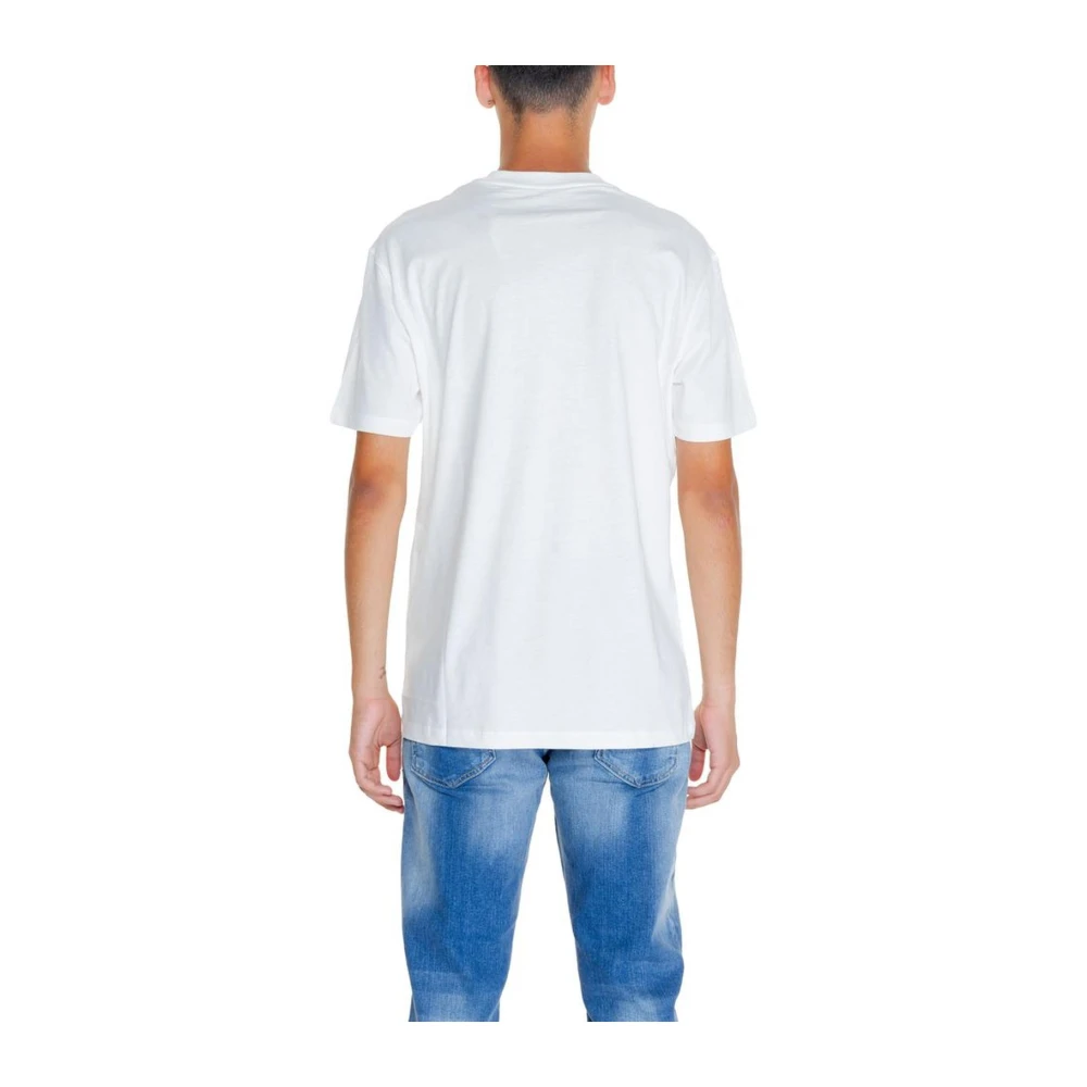 Armani Exchange Katoenen T-shirt Heren Collectie Herfst Winter White Heren