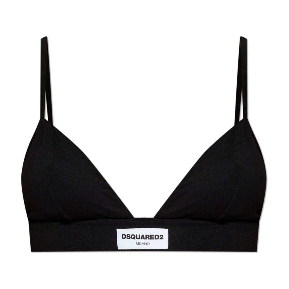 Dsquared2 Damen Schwarz Unterwäsche, K, Sgröße: