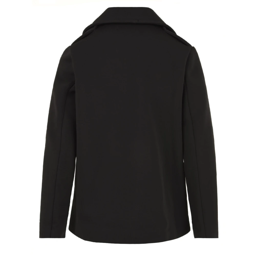 Douuod Woman Zwarte Gelso Jas voor Vrouwen Black Dames