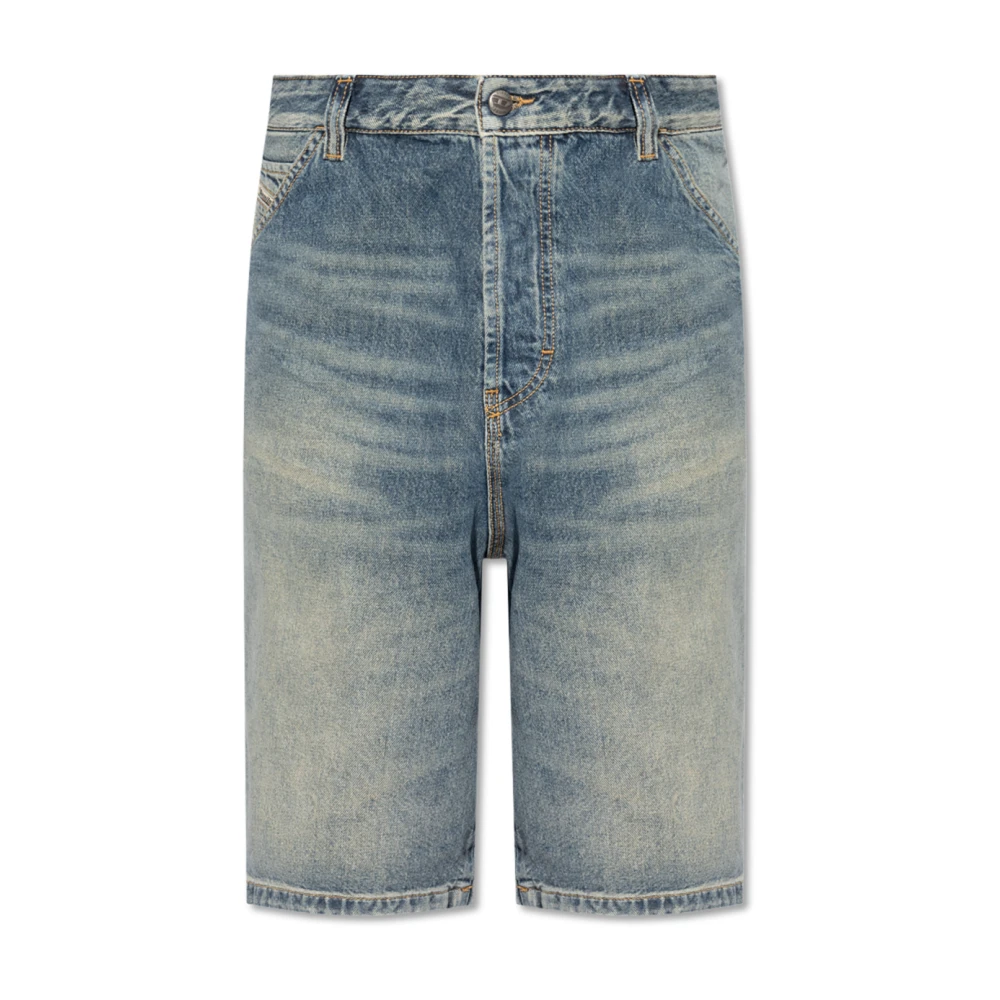 Diesel Jeans Shorts 'D-Livery' Blue Heren