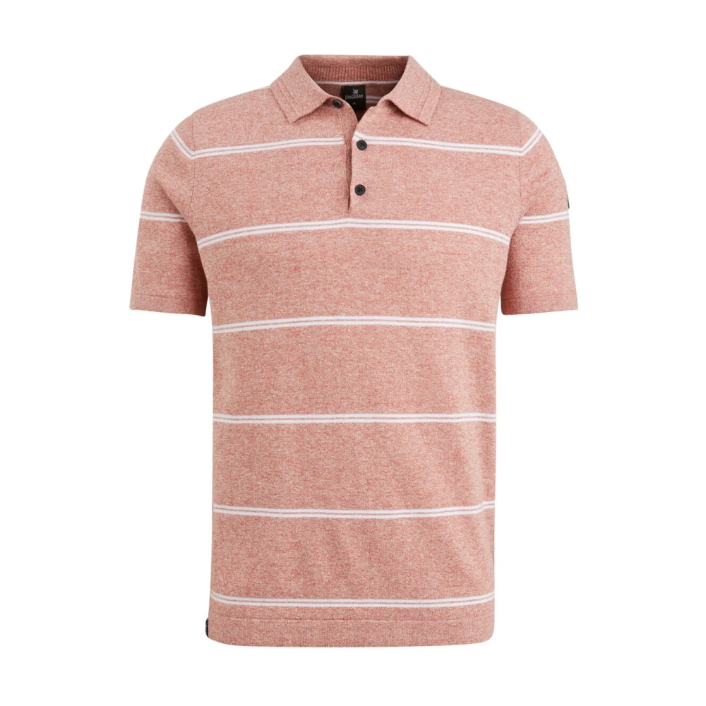 Vanguard Casual Polo Shirt met korte mouwen Pink Heren