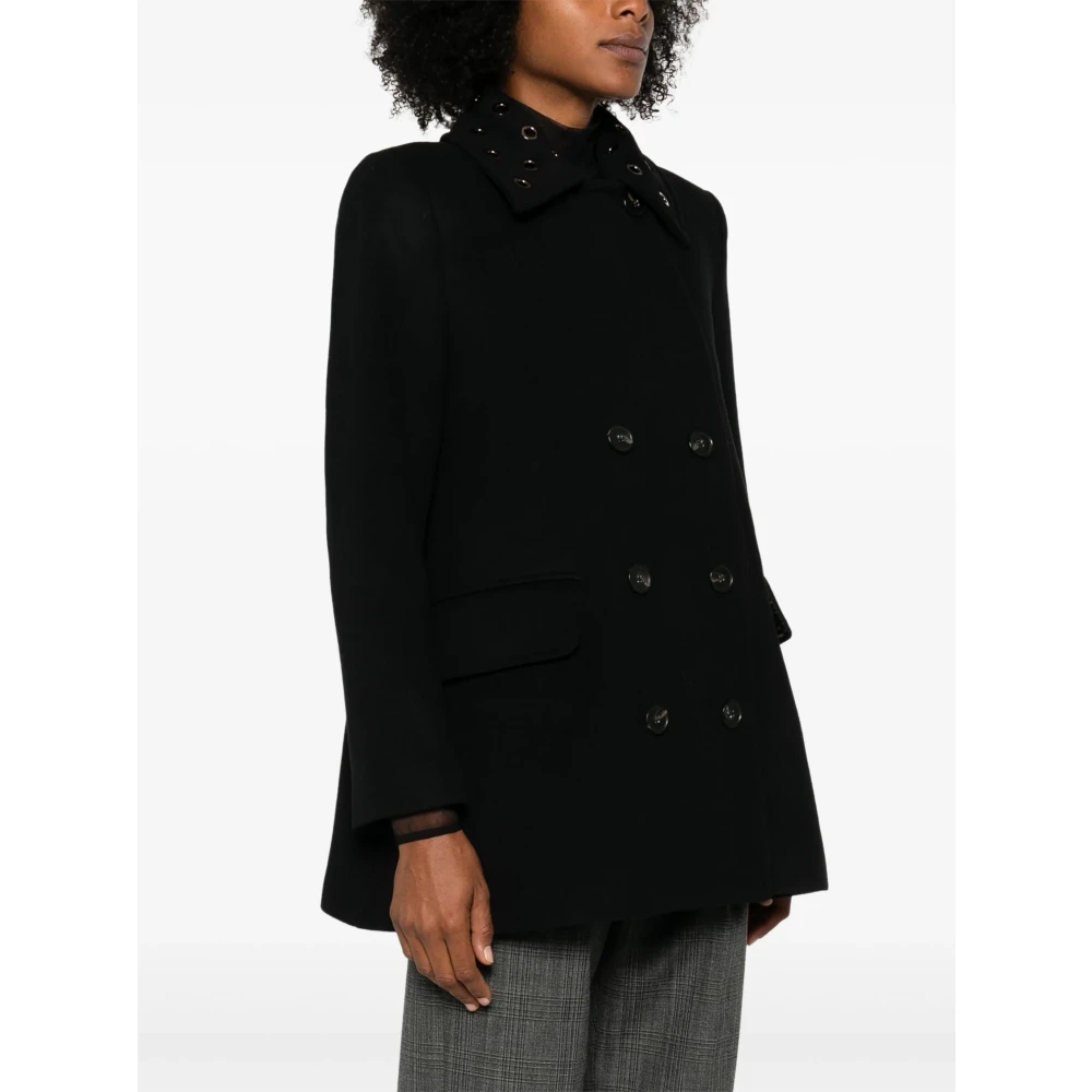 Msgm Stijlvolle Jas voor Vrouwen Black Dames