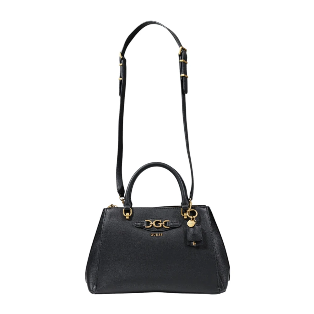 Guess Zwarte Schoudertas Herfst Winter Vrouwen Black Dames