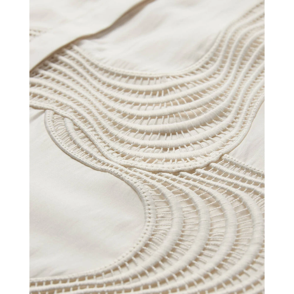 Copenhagen Muse Blouse Lange Mouw Shirt Beige Dames