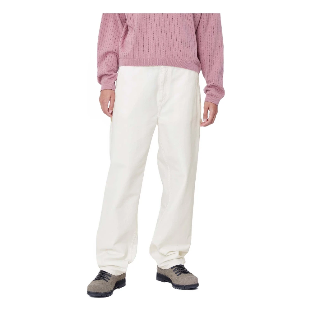 Carhartt WIP Pierce Pant Straight Lange broek White Dames