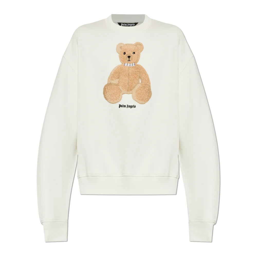 Palm Angels Uomo Bianco Felpe, L, New,