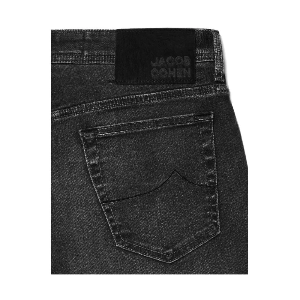 Jacob Cohën Slim Fit Zwarte Denim Jeans Black Heren