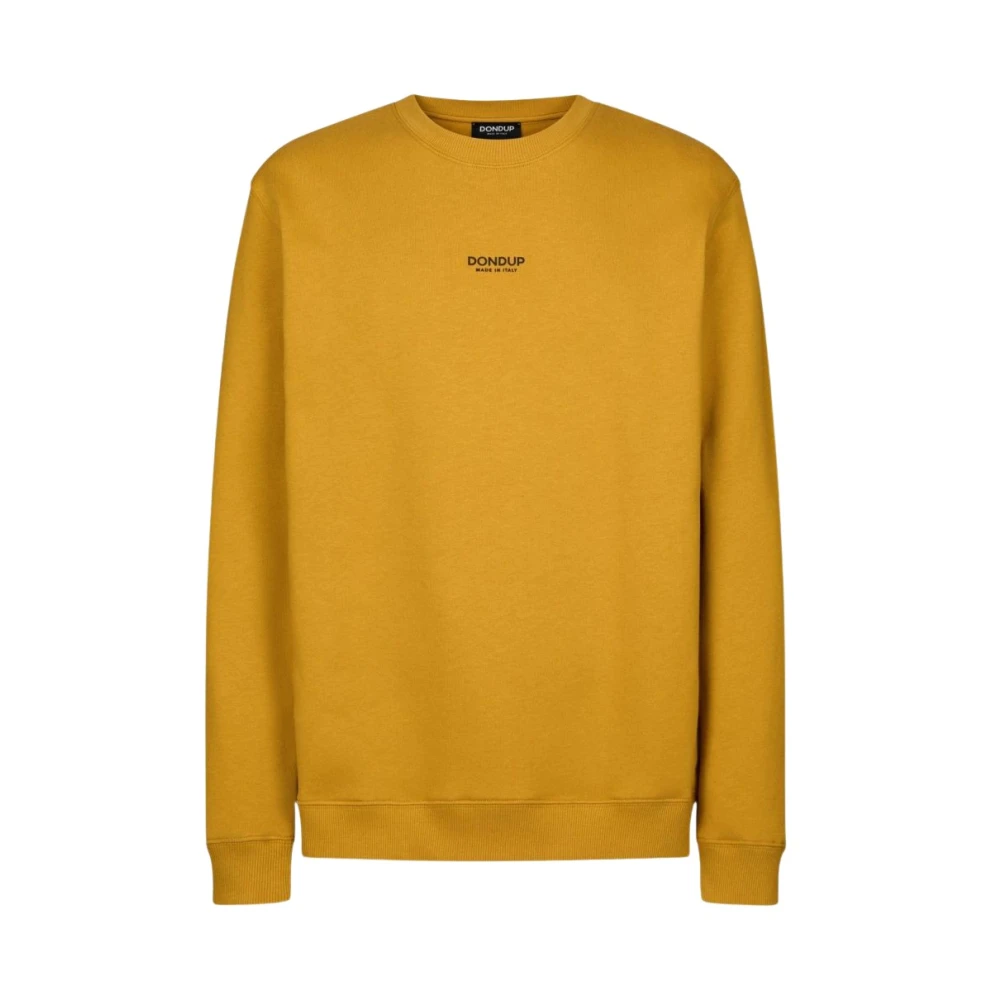 Dondup Uomo Giallo - Felpa Girocollo - Sweatshirts & Hoodies - S