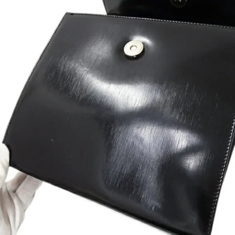 Salvatore Ferragamo Pre-owned Leather handbags Black Dames