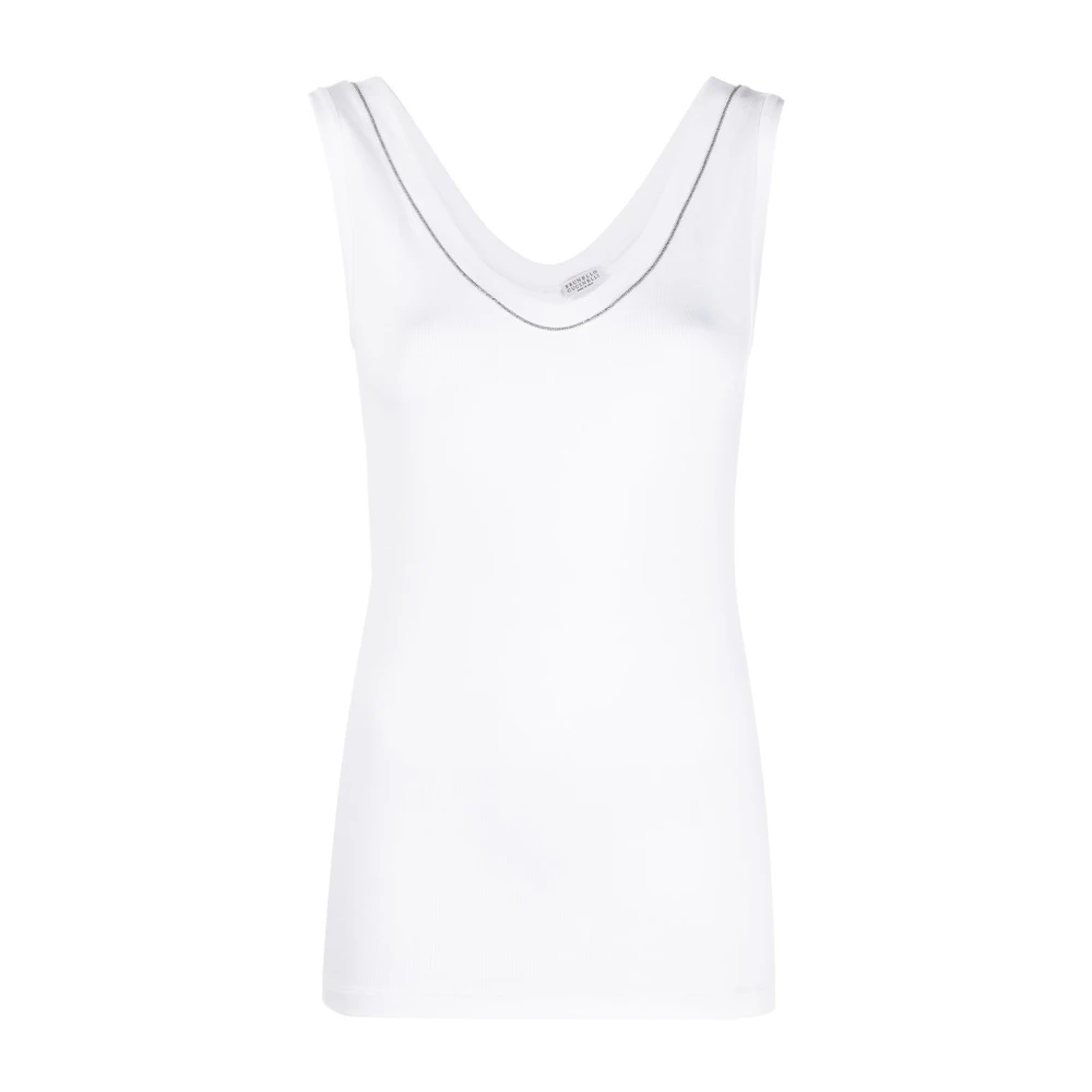 BRUNELLO CUCINELLI Witte Top voor Vrouwen White Dames