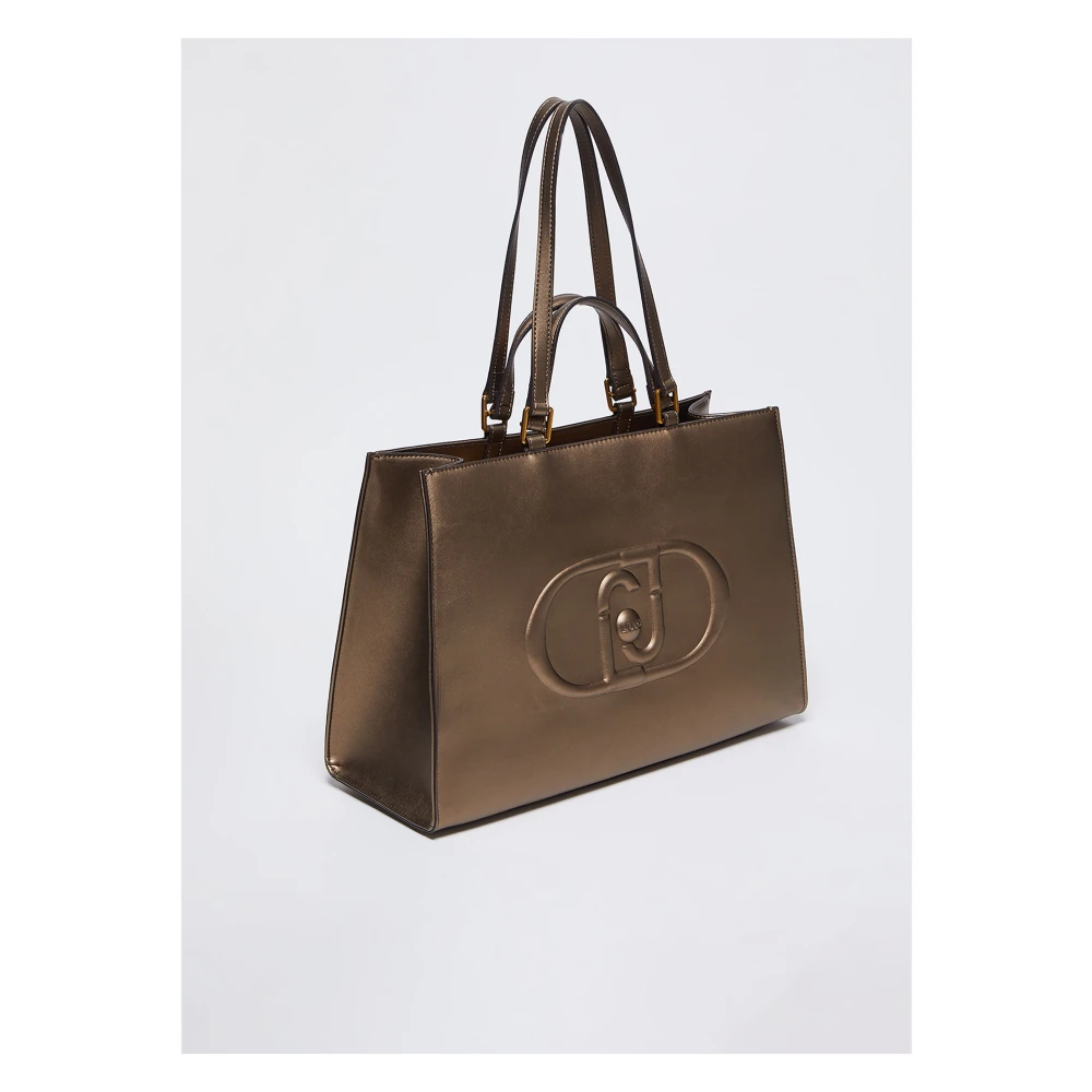 Liu Jo Logo Tote Tas Af4245E0332 Yellow Dames