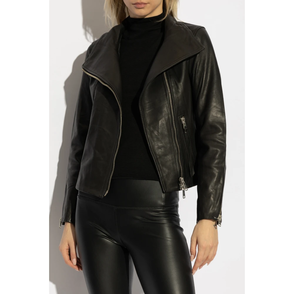 AllSaints Leren Jack Ellisa Black Dames