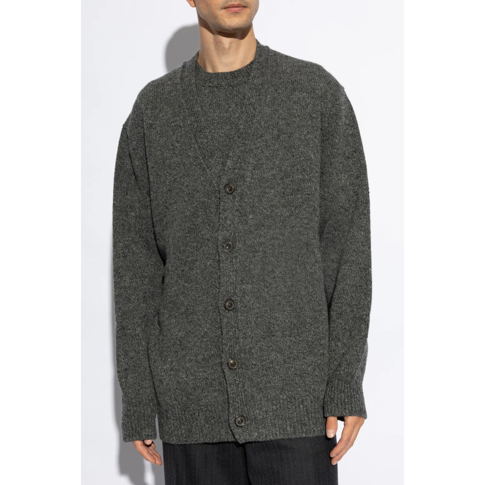 Maison Margiela Knoop omhoog vest Gray Heren