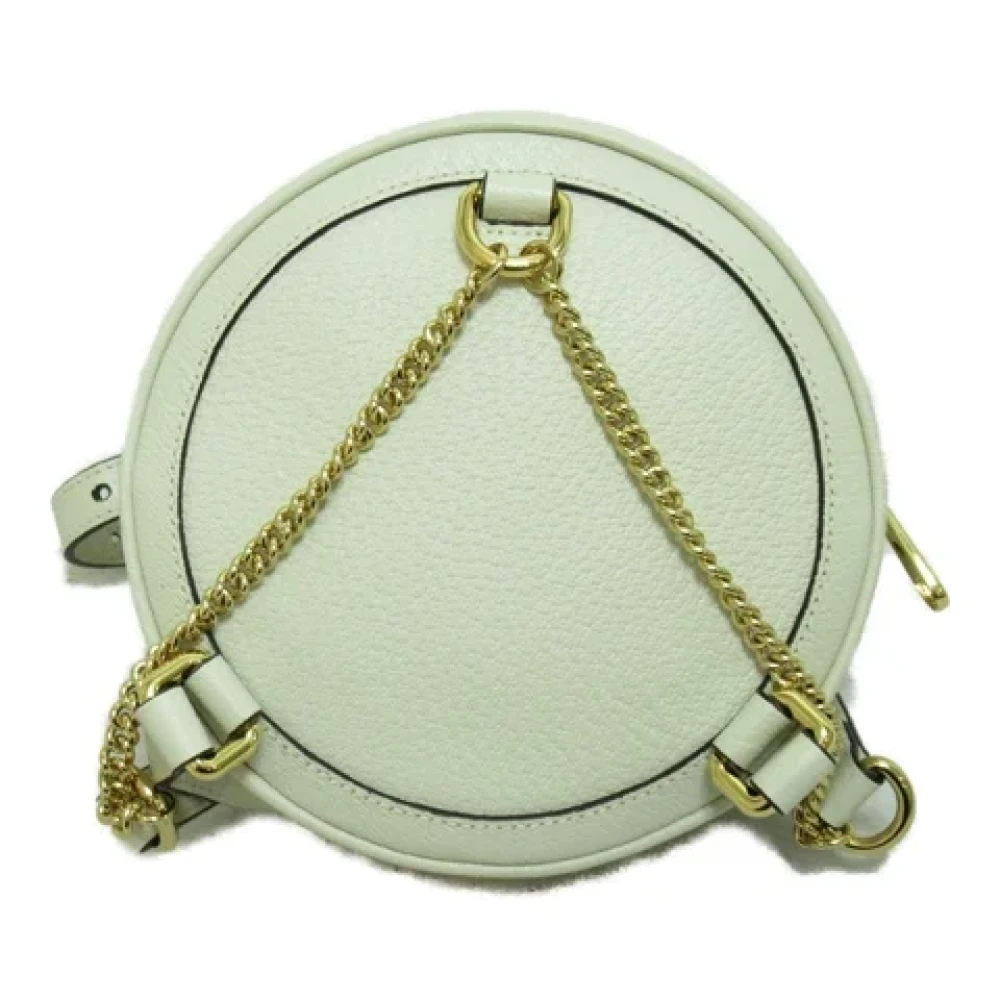 Gucci Vintage Pre-owned Leather shoulder-bags White Dames