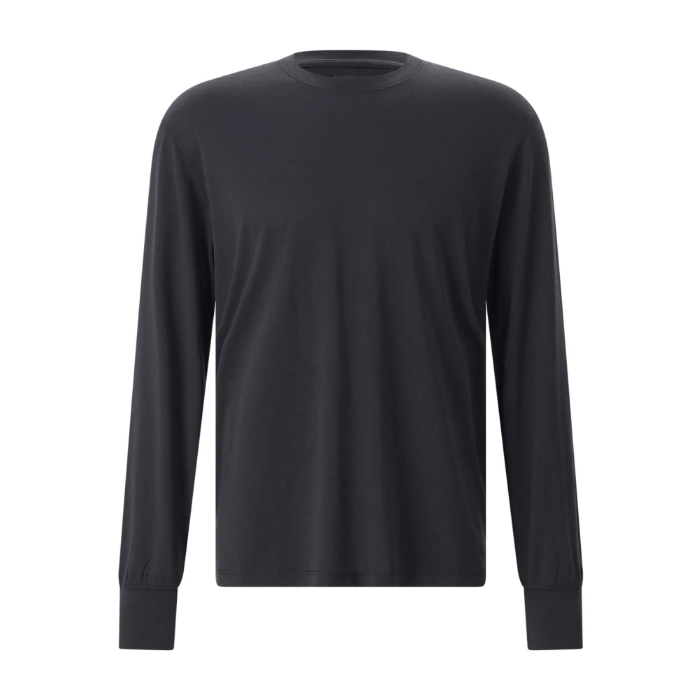 Tom Ford T Shirt Long Sleeve Coton Lyocell Homme Tops Noir 2XL