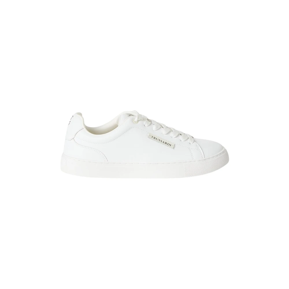 Trussardi Leren sneakers Dames Schoenen Wit