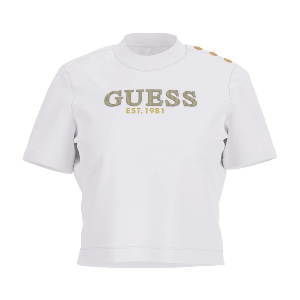 Guess Witte dames T-shirt White Dames