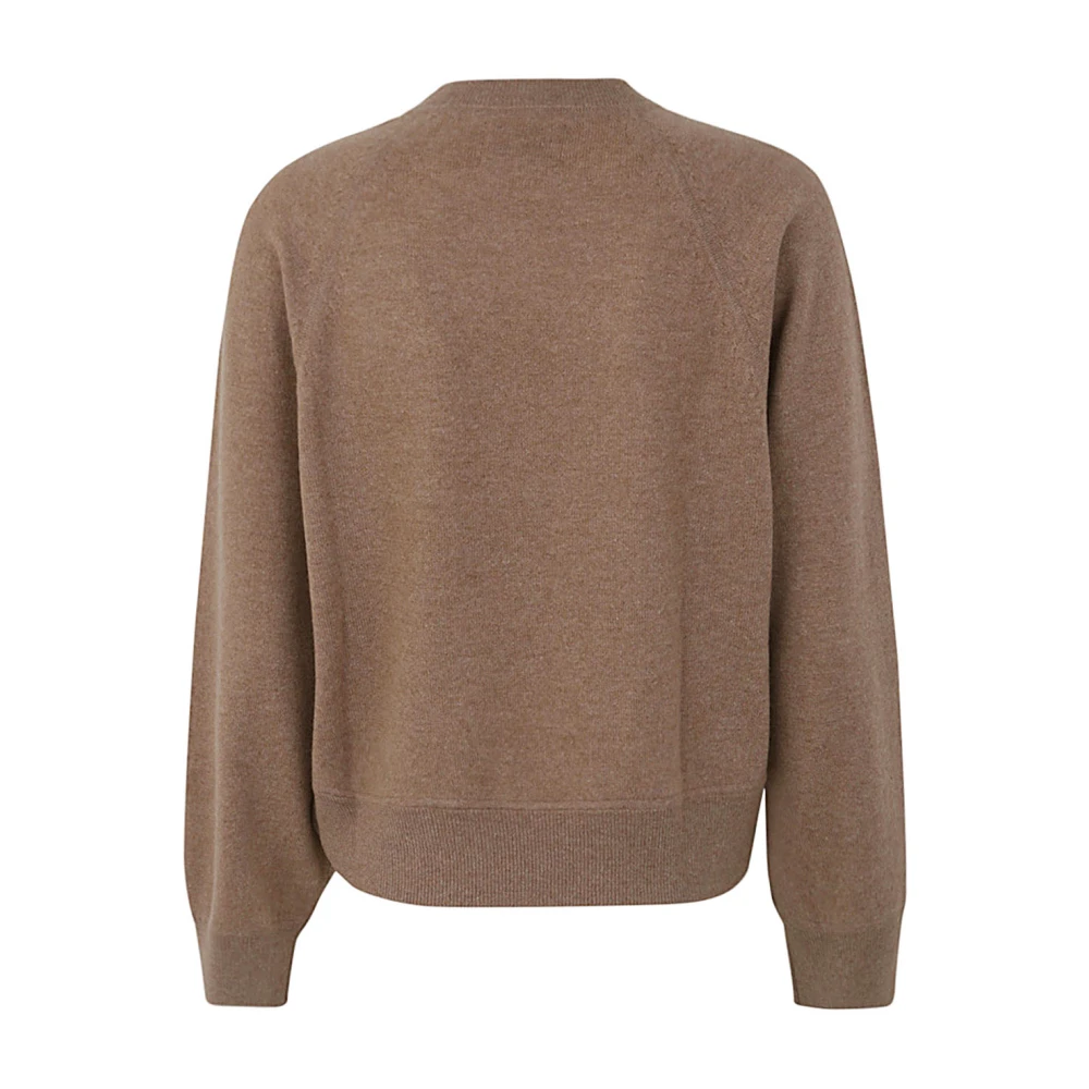 Loulou Studio Melange Cashmere Sweater Brown Dames