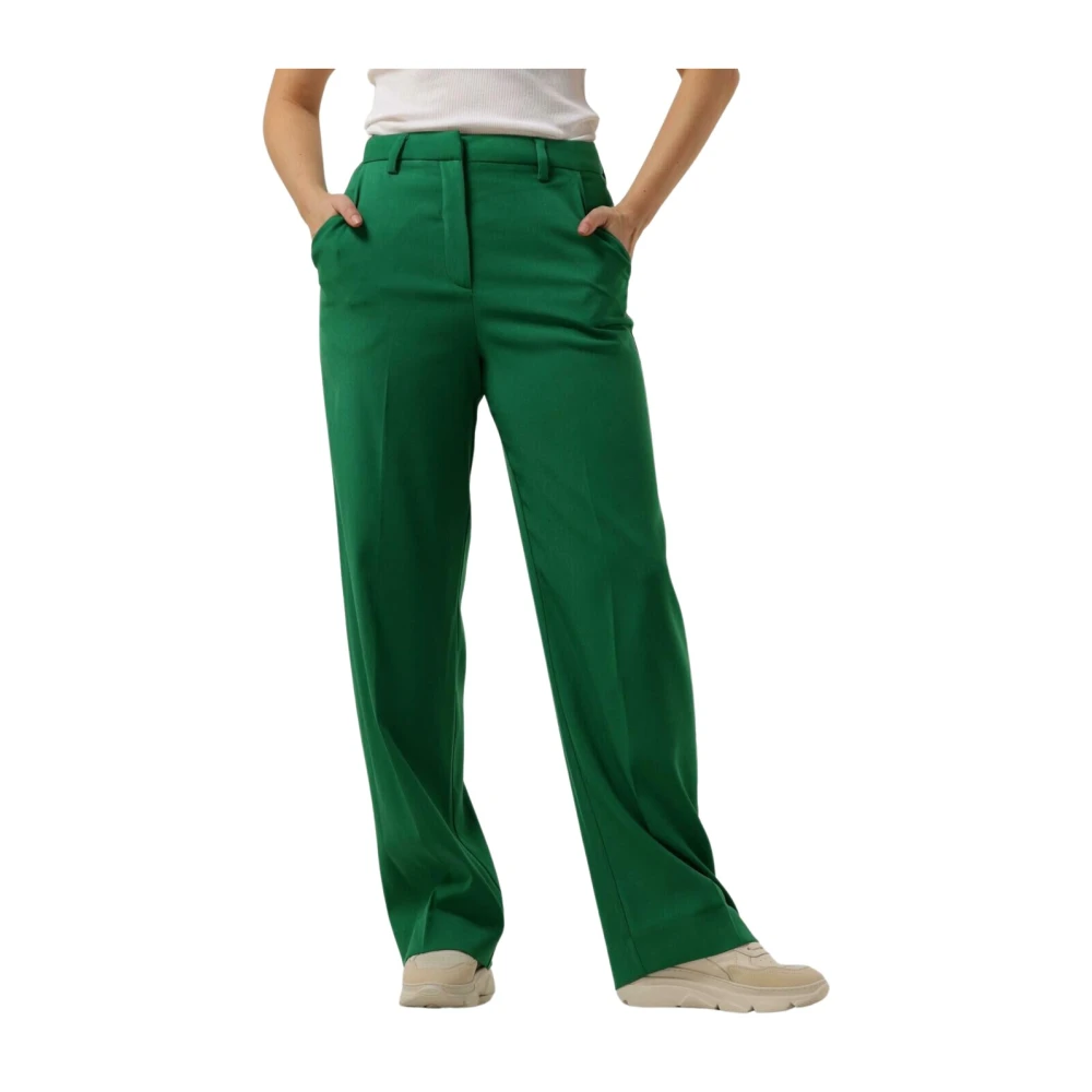 Minus Groene Straight Leg Pant Green Dames