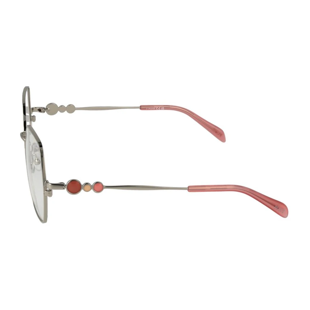 EMILIO PUCCI Grijze Metalen Rechthoekige Optische Frames Vrouwen Gray Dames